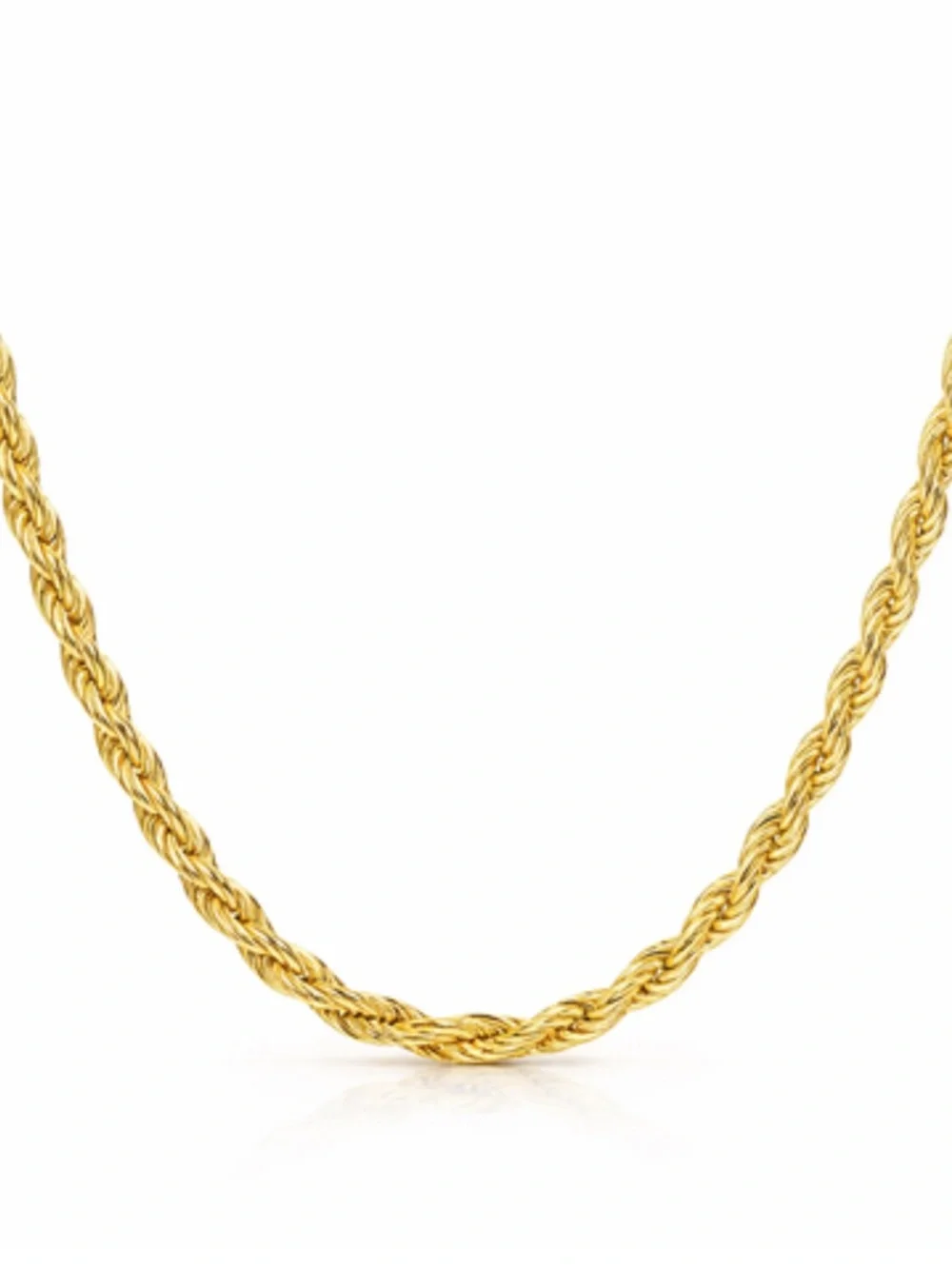 Nordstrom Rack Shimmering Gold Rope Necklace - Picture 5 of 5